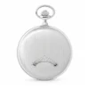 Gents 48mm Rhodium Plated Swiss Quartz Pocket Watch image 1