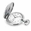Gents 48mm Rhodium Plated Swiss Quartz Pocket Watch image 4