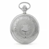 Gents 48mm Rhodium Plated Swiss Quartz Pocket Watch image 1