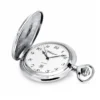 Gents 48mm Rhodium Plated Swiss Quartz Pocket Watch image 3