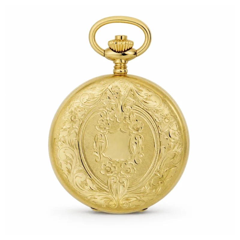 Gents 49mm 18ct. Solid Gold Swiss Quartz Pocket Watch