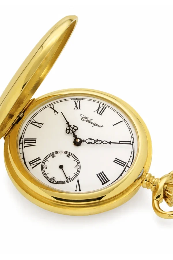 Gents 49mm 18ct. Solid Gold Swiss Made Pocket Watch image 2