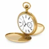 Gents 49mm Gold Plated Mechanical Stainless Steel Swiss Movement Pocket Watch image 1