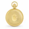 Gents 49mm Gold Plated Skeleton Mechanical Pocket Watch image 1