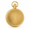 Gents 49mm Gold Plated Skeleton Mechanical Pocket Watch image 3