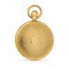 Gents 49mm Gold Plated Skeleton Mechanical Pocket Watch image 1