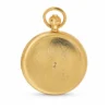 Gents 49mm Gold Plated Skeleton Mechanical Pocket Watch image 2