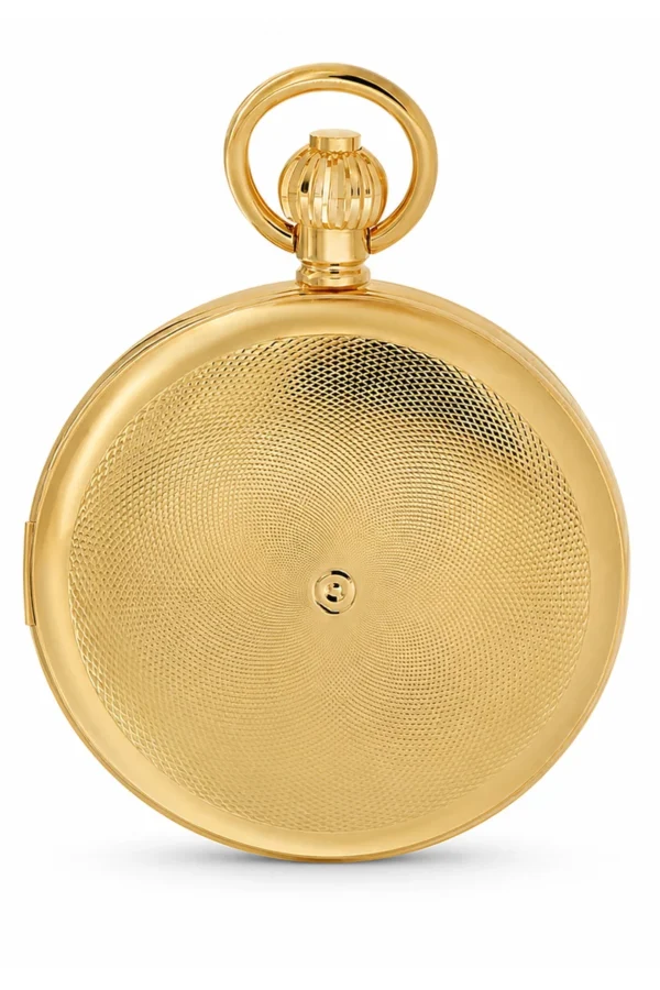 Gents 49mm Gold Plated Skeleton Mechanical Pocket Watch image 2 Gents 49mm Gold Plated Skeleton Mechanical Pocket Watch image 2