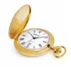 Gents 49mm Gold Plated Swiss Quartz Pocket Watch image 2