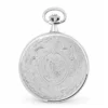 Gents 49mm Rhodium Plated Swiss Quartz Pocket Watch image 1