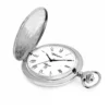 Gents 49mm Rhodium Plated Swiss Quartz Pocket Watch image 3