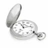 Gents 49mm Rhodium Plated Swiss Quartz Pocket Watch image 4