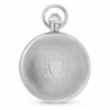 Gents 49mm Stainless Steel Skeleton Mechanical Pocket Watch image 3