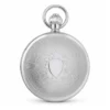 Gents 49mm Stainless Steel Skeleton Mechanical Pocket Watch image 1