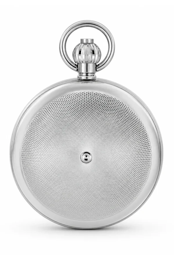 Gents 49mm Stainless Steel Skeleton Mechanical Pocket Watch image 2 Gents 49mm Stainless Steel Skeleton Mechanical Pocket Watch image 2