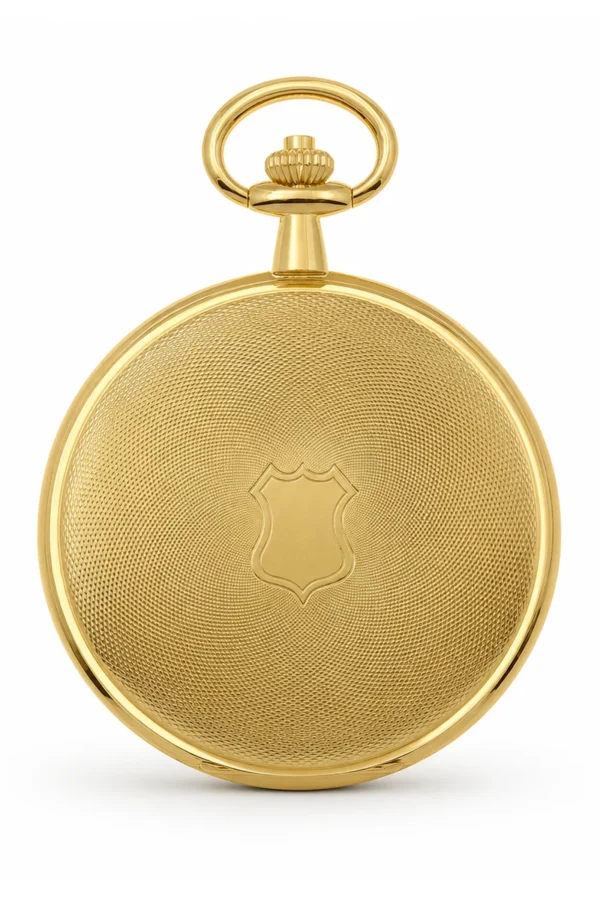 Gents 50mm Gold Plated Swiss Quartz Pocket Watch image 1 Gents 50mm Gold Plated Swiss Quartz Pocket Watch image 1