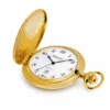 Vintage Antique 41mm Gold Plated Horse Swiss Quartz Pocket Watch image 3
