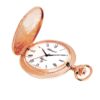 Gents 49mm Rose Gold Plated Swiss Quartz Pocket Watch AU image 3