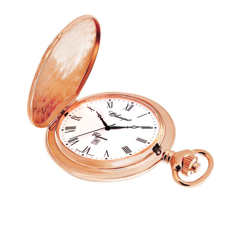 Gents 49mm Rose Gold Plated Swiss Quartz Pocket Watch AU image 3 Gents 49mm Rose Gold Plated Swiss Quartz Pocket Watch AU image 3
