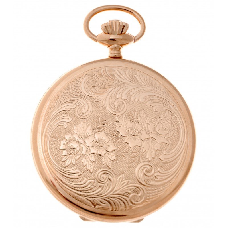 Gents 49mm Rose Gold Plated Swiss Quartz Pocket Watch AU image 2 Gents 49mm Rose Gold Plated Swiss Quartz Pocket Watch AU image 2