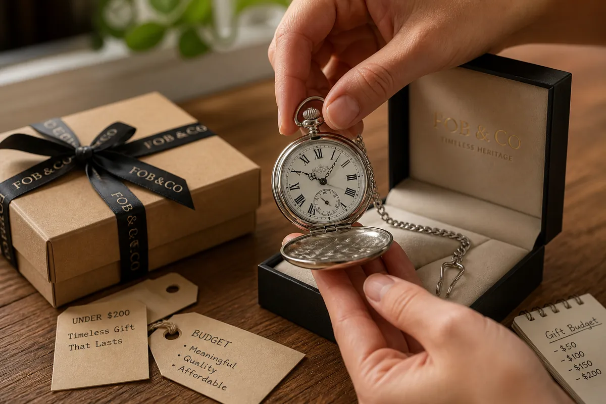 Comparing pocket watches at different price points