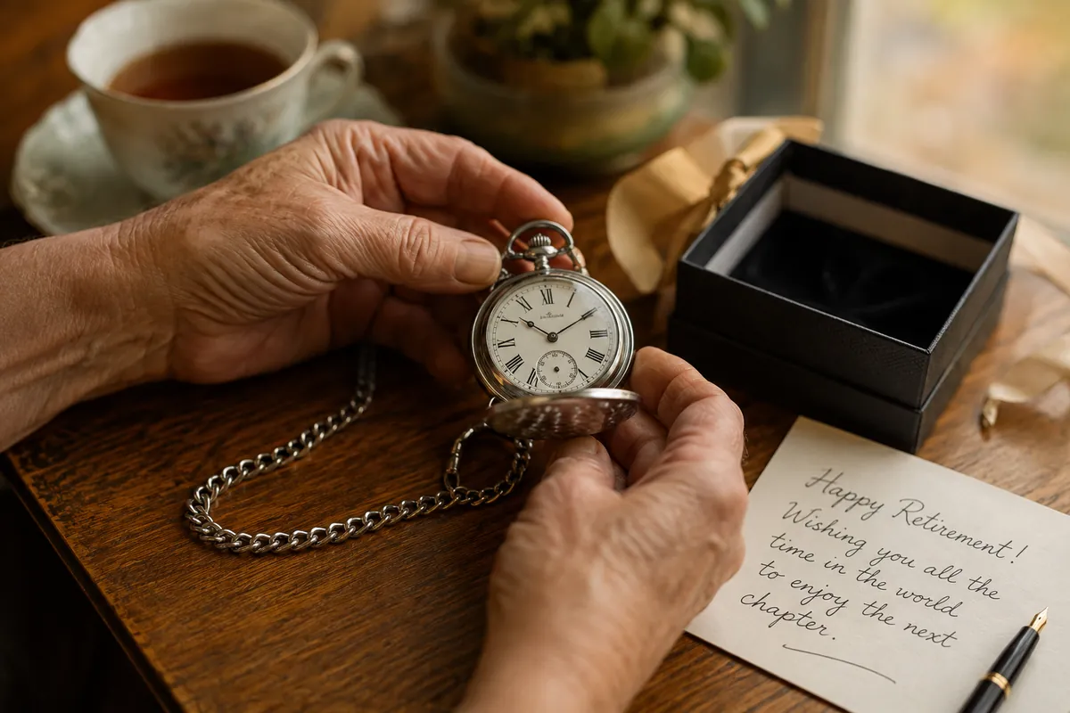 Choosing retirement pocket watch gift nz